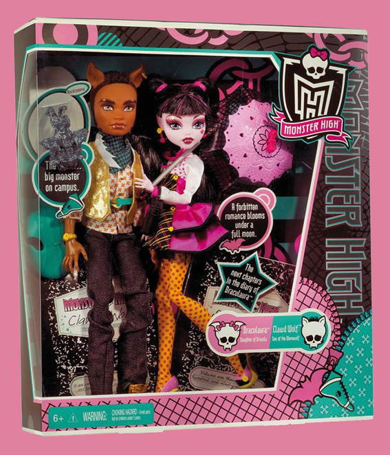 MONSTER HIGH DOLL CLAWDEEN WITH KILLER STYLE DAUGHTER OF WEREWOLF