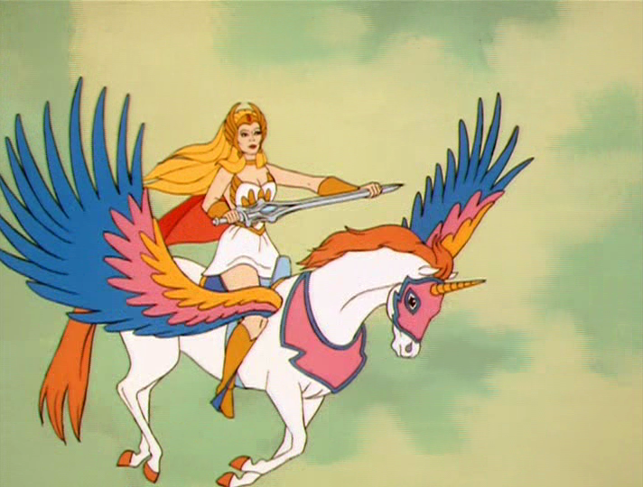An interesting pic of She-Ra without her headdress.