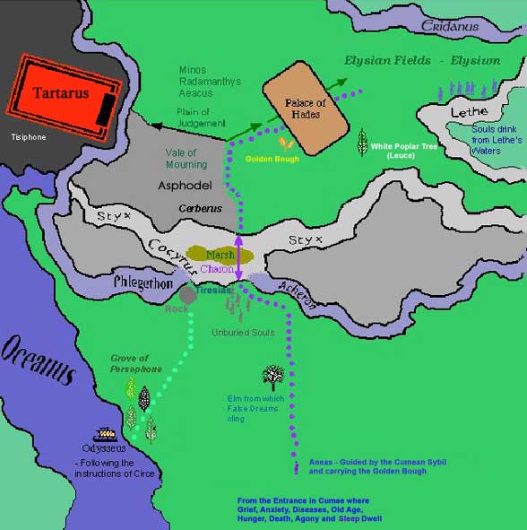 the underworld of hades map